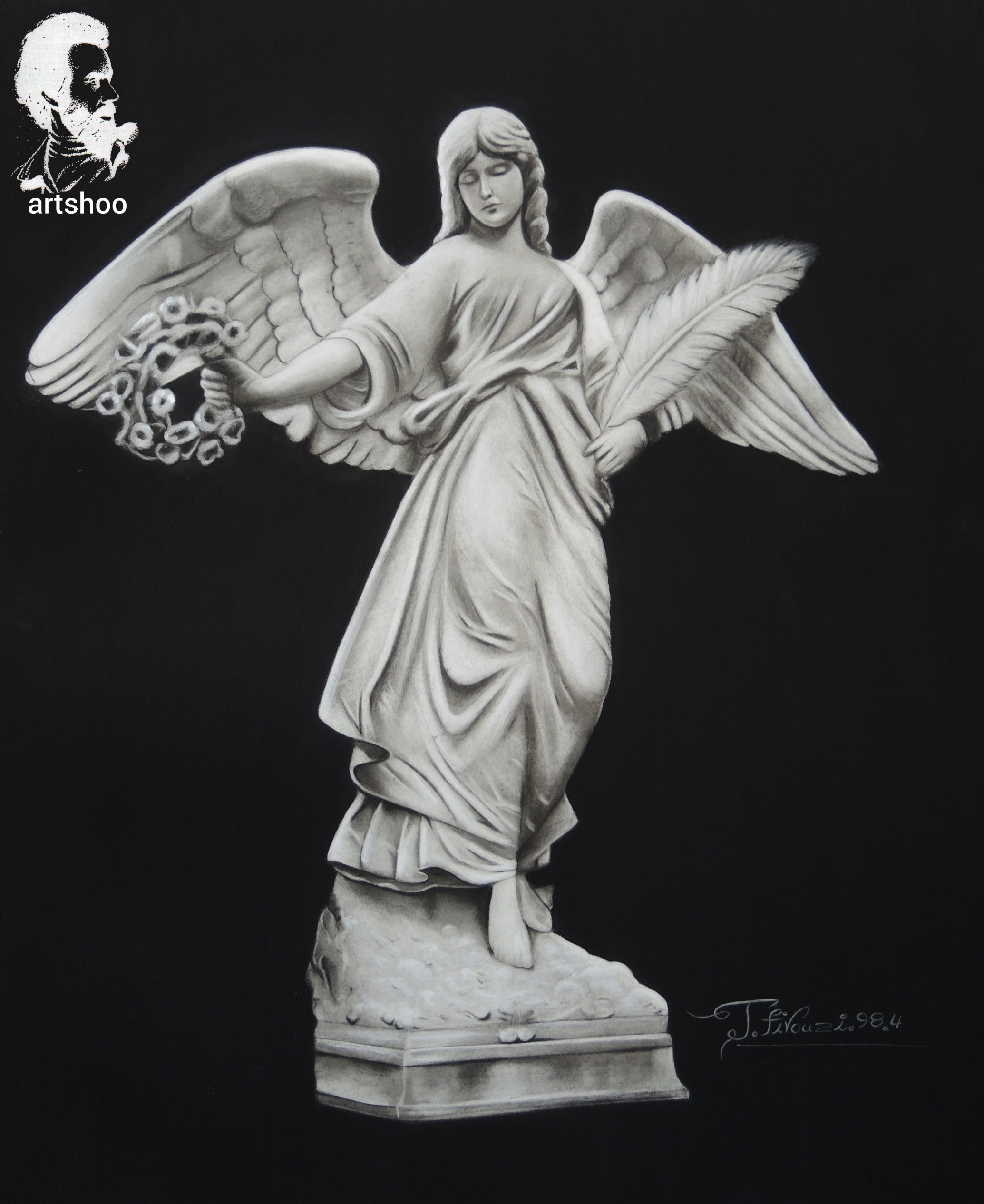 نقاشی سیاه قلم